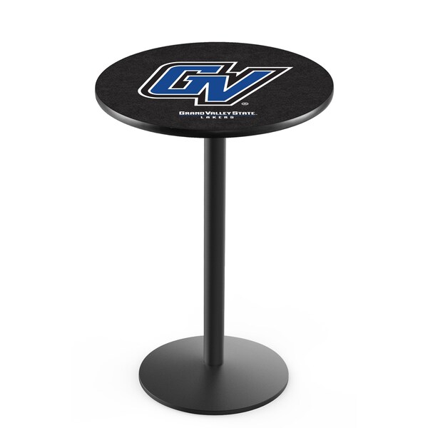 42" Blk Wrinkle Grand Valley State Pub Table